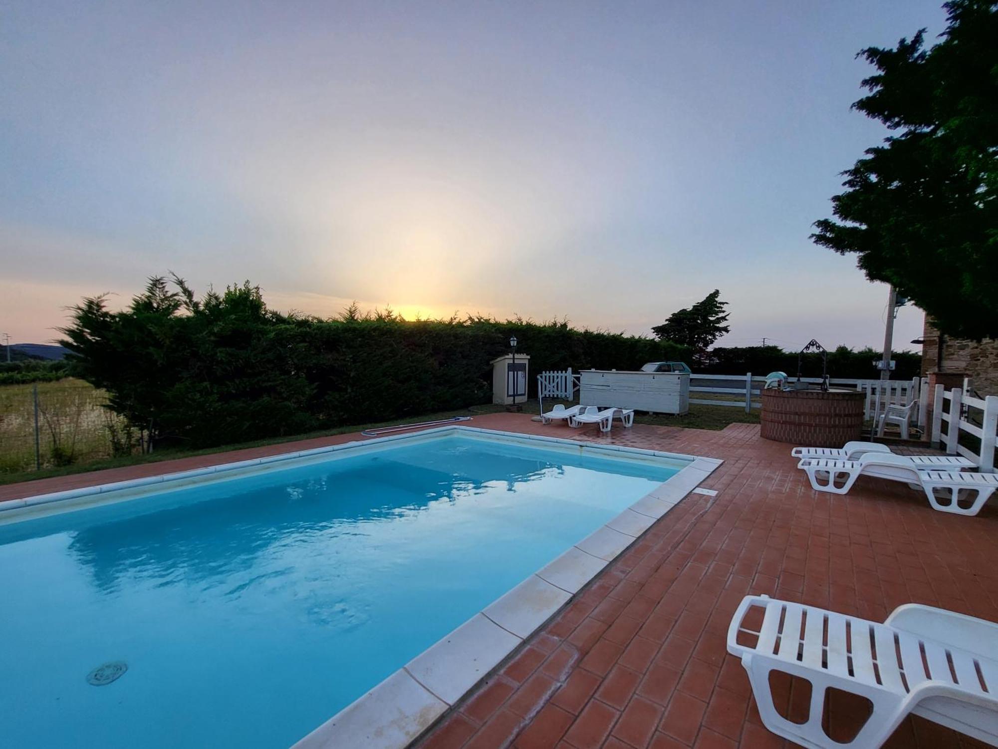Casale Poggio Meone Daire Santa Luce Dış mekan fotoğraf